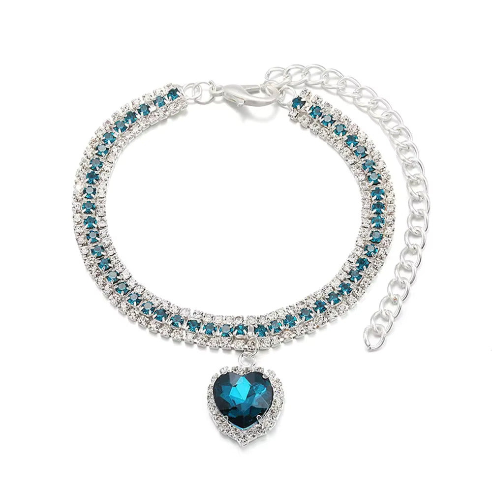 Pet Chain Collar & Sunglasses Set – Stylish & Secure Fit