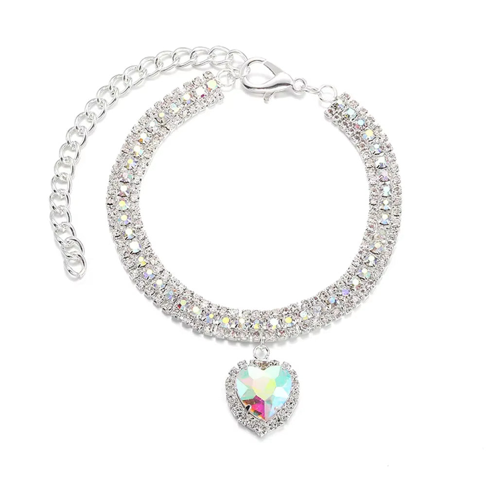 Pet Chain Collar & Sunglasses Set – Stylish & Secure Fit