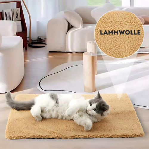 Self-Warming Cat Mat – Heated, Reversible & Washable