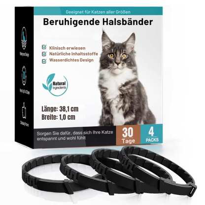 Calming Dog Collar (4-Pack) – Anxiety and Stress Relief, 60 Days Lasting 