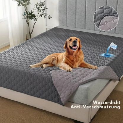 Waterproof Dog Bed Cover - Reversible Furniture Protector 
