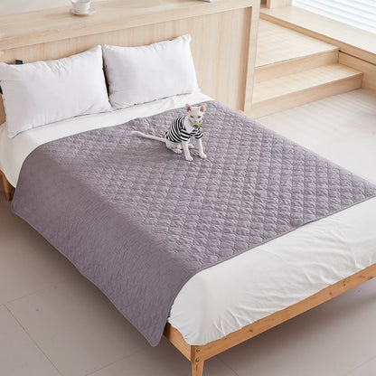 Waterproof Dog Bed Cover - Reversible Furniture Protector 